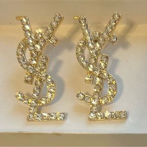 Costume YSL Gold Earrings